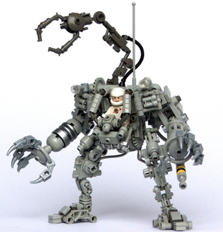 Illustration for article titled El próximo kit comercial de Lego será este brutal exoesqueleto robot